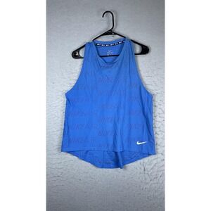Nike Dri-FIT Tank Top Womens Large Blue Nike Air Mesh Racerback Athletic Running